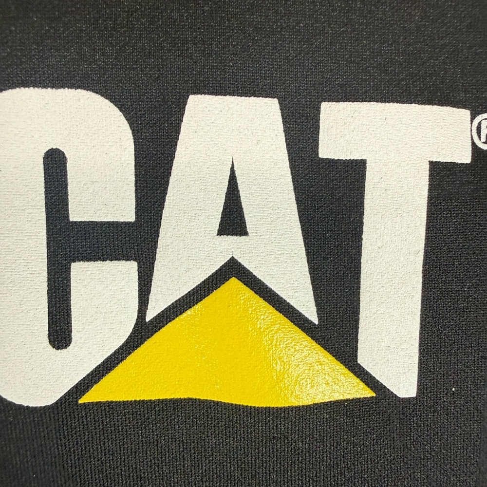 CAT Caterpillar Shirt Mens Small Black Sport-Tek Performance Workwear T-Shirt L - Picture 3 of 8